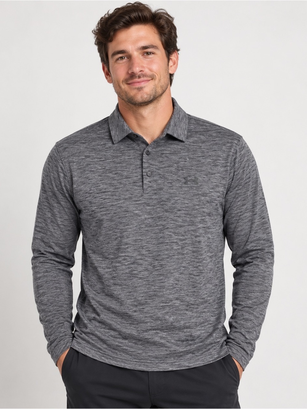 Under armour long sleeve polo men’s large